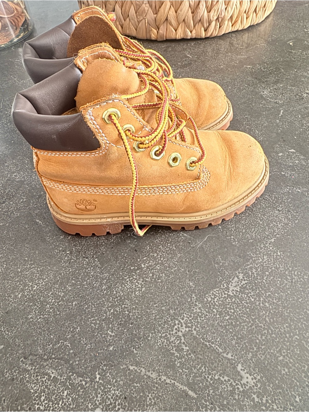 Timberland Kids Wheat/Tan Lace-Up Work Boot